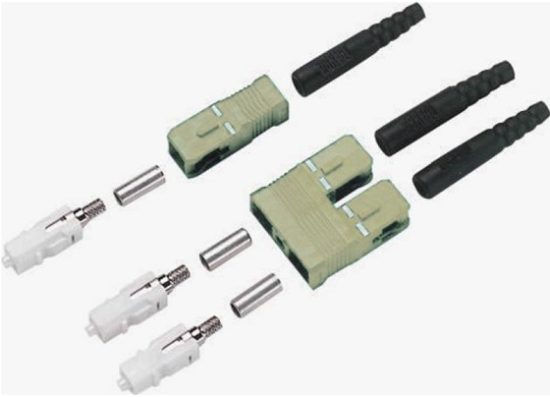 Excel Enbeam Optical Fibre Connector - SC Multimode - Beige (200-358)