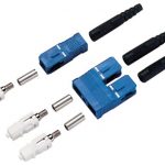 Excel Enbeam Optical Fibre Connector - SC Singlemode - Blue (200-361)