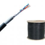D-Link Cat6 FTP 23 AWG PVC/PVC Double Layer UV Protected, Outdoor Cable- 305M/Roll - Black Colour (NCB-C6FOBLR-305)
