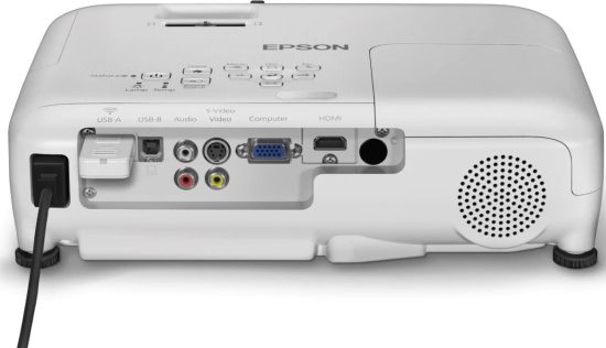 Epson EB-S31 Portable Projector (SVGA, 3LCD, 15000:1 Contrast, 3200 Lumens, 10,000 Hour Lamp Life) - Black/White - Image 4