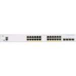 Cisco CBS350-24FP-4G 24-Port Gigabit PoE+ Compliant Managed Switch with SFP (370W)