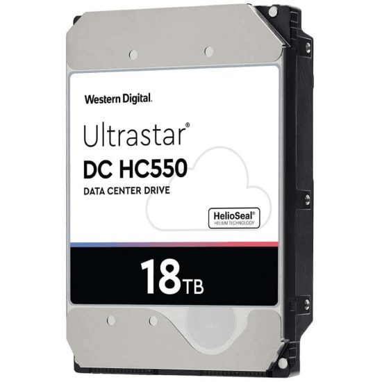 WD 18TB UltraStar DC HC550 7200 rpm SAS-3 3.5" Internal HDD (OEM)