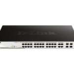 D-Link Layer 2 Gigabit Managed Long Range PoE+ Surveillance Switch (DGS-1210-26P)