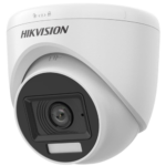 Hikvision 2MP Smart Hybrid Light Audio Fixed Turret Camera - 2.8mm (DS-2CE76D0T-LPFS)