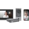 Uniview Villa Door Station Video Intercom Kit with Indoor Station and PoE (KIT/201S/372S/NSW2020)